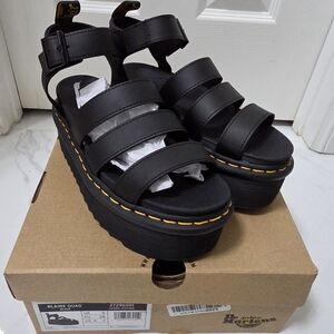 Dr. Martens Black Platform Sandals